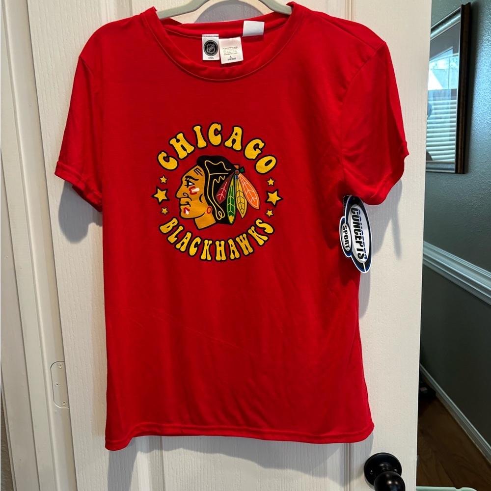 Concepts sports official NHL‎ unisex Chicago Blackhawk T-shirts size large